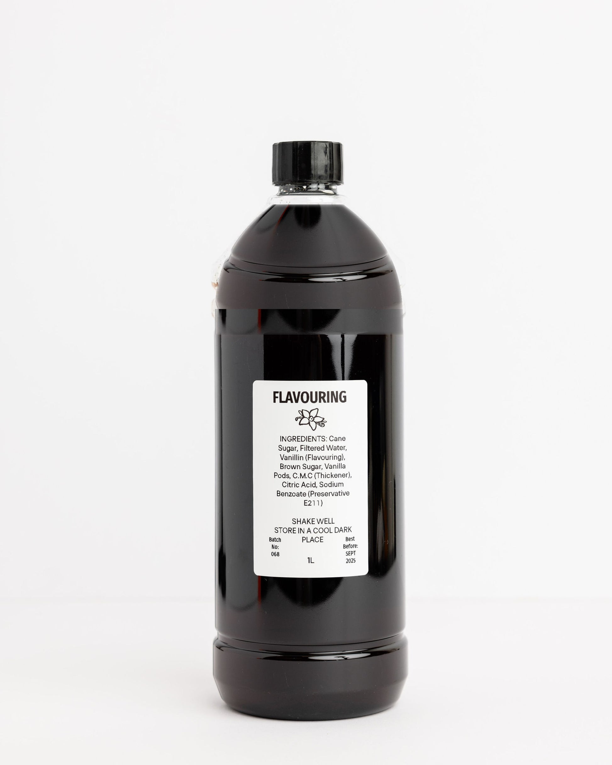 Madagascan Vanilla Flavouring 1 Litre with Seeds - back label