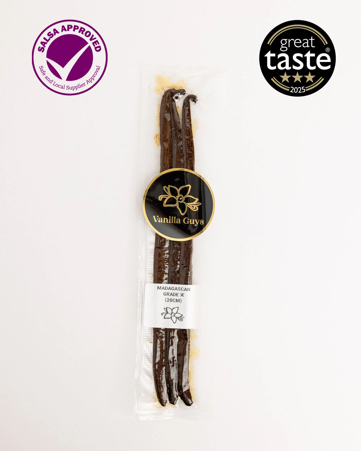 XL ‘Grade A’ Madagascan Bourbon Vanilla Pods (x3)