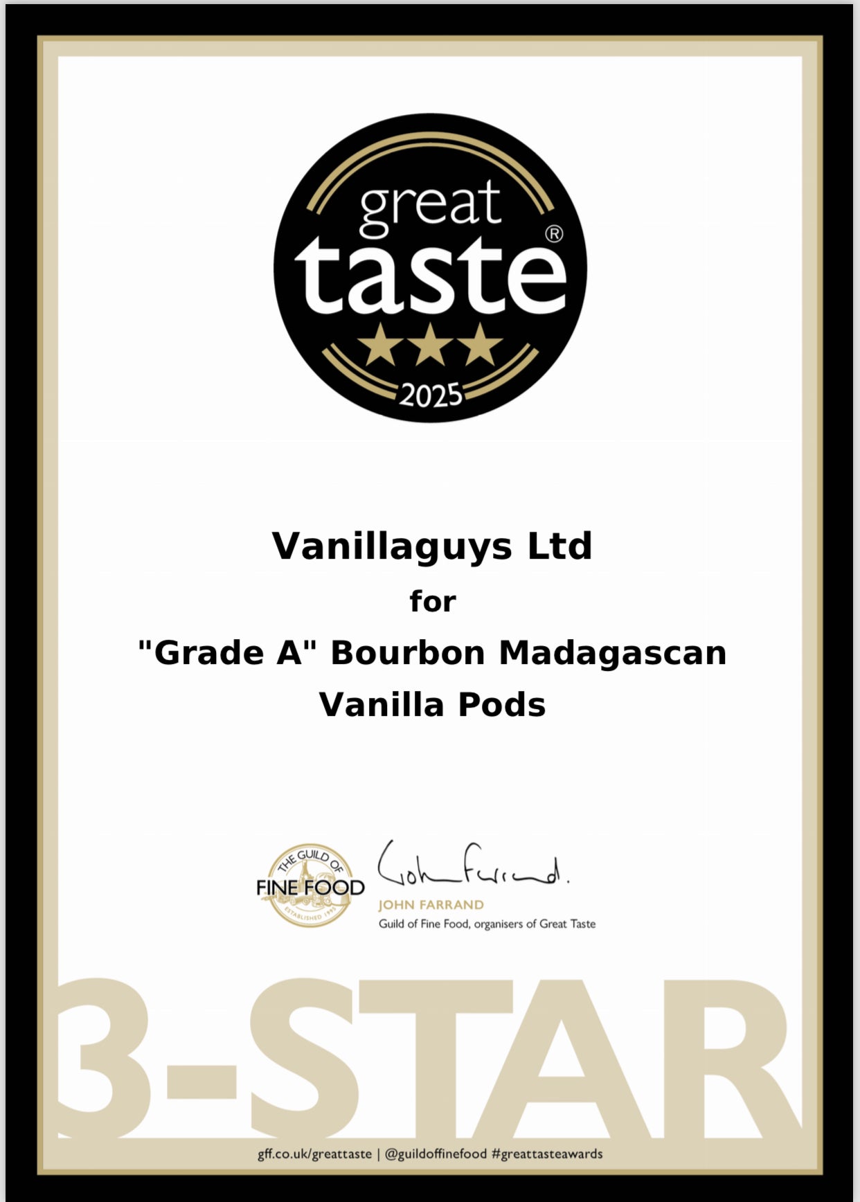 ‘Grade A’ Madagascan Bourbon Vanilla Pods (1 Kg)
