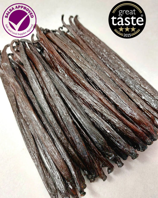 XL ‘Grade A’ Madagascan Bourbon Vanilla Pods (500g)